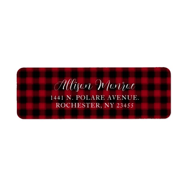 Etiqueta Patrón de contraste de plaquetas rojas (Frente)