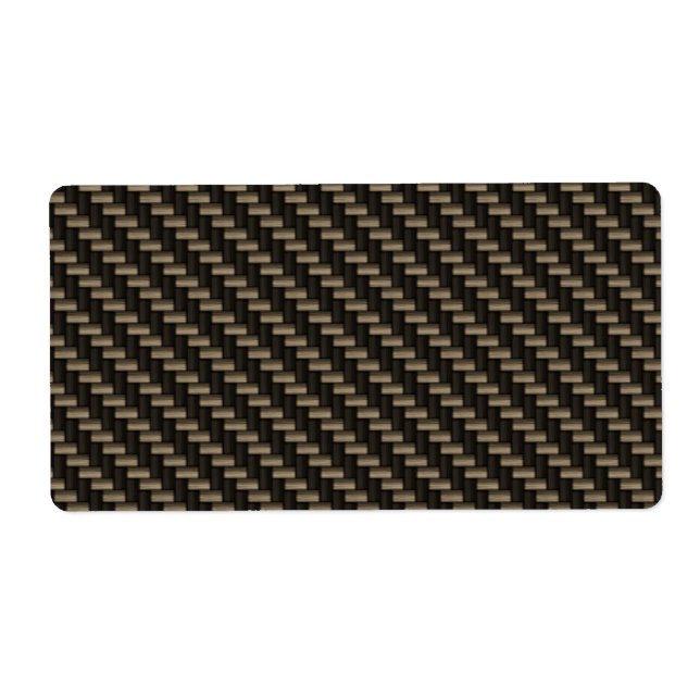 Etiqueta Patrón de fibra de carbono (faux) (Frente)