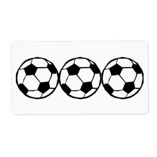 Etiqueta Patrón de fútbol