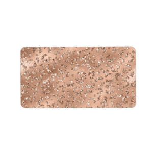 Etiqueta Patrón de impresión de piel de leopardo de cheta n
