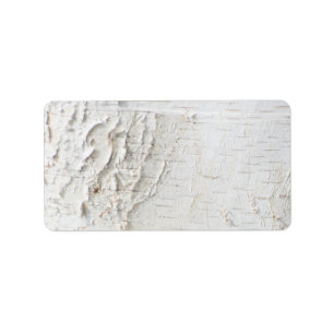 Etiqueta Patrón de la corteza de Birch
