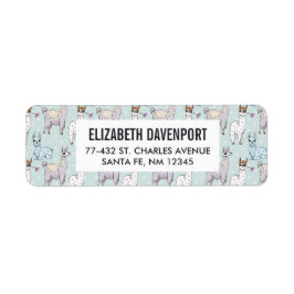 Etiqueta Patrón de llamada cuta en puntos de polka