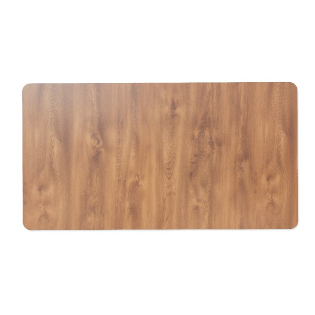 Etiqueta Patrón de madera oscura (Frente)