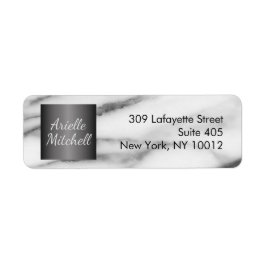 Etiqueta Patrón de mármol de alabastro elegante profesional