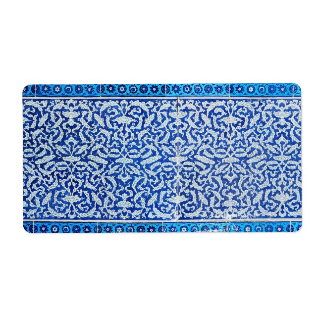 Etiqueta Patrón de nubes (Frente)