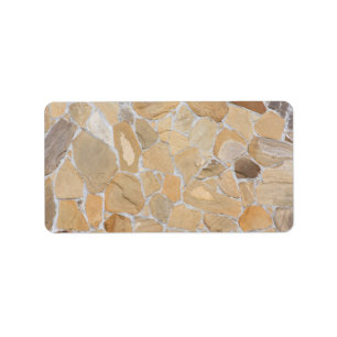 Etiqueta Patrón de piedra