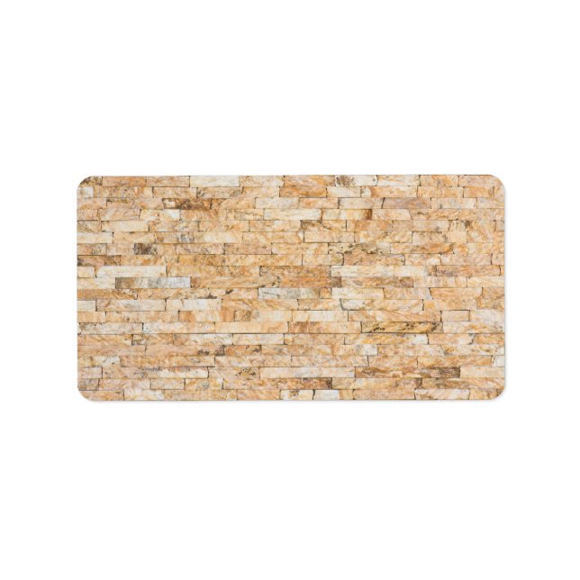 Etiqueta Patrón de piedras (Frente)