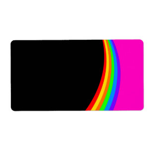 ETIQUETA PATRÓN DE RAINBOW