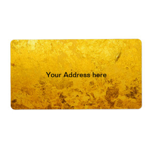 Etiqueta Patrón ORO PURO / hoja de oro