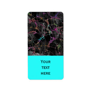 Etiqueta Patrón Pintado A Mano Y Digitalmente Art. 44