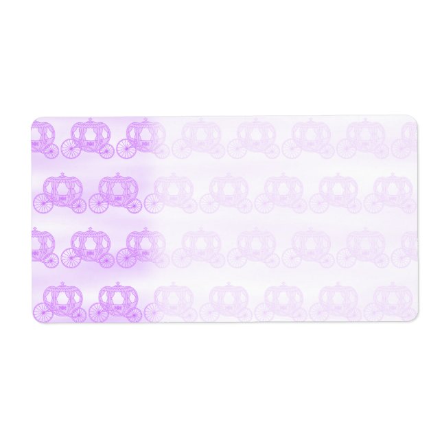 Etiqueta Patrón púrpura pálido de los transportes de prince (Frente)