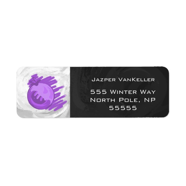 Etiqueta Patrones de frutas Blueberries y Crema (Frente)