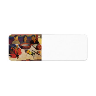 Etiqueta Paul Gauguin- La Comida (Los plátanos)