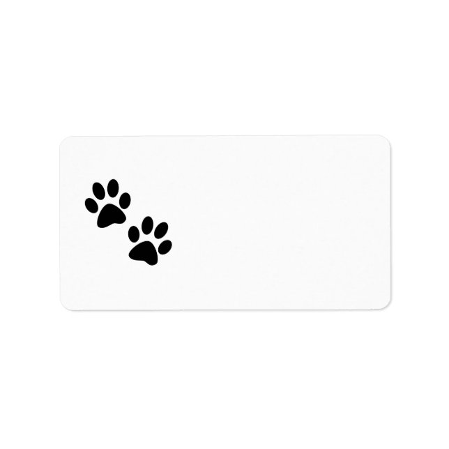 Etiqueta Paws (Frente)