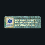 Etiqueta Paz Amor Felicidad<br><div class="desc">Corazones,  Estrella de David,  y las palabras "Paz Amor Felicidad" son una encantadora manera de decir Feliz Hanukkah.</div>