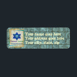 Etiqueta Paz Amor Felicidad<br><div class="desc">Corazones,  Estrella de David,  y las palabras "Paz Amor Felicidad" son una encantadora manera de decir Feliz Hanukkah.</div>
