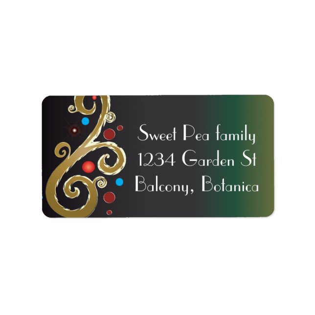 Etiqueta Paz en la Tierra II (Frente)