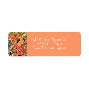 Etiqueta PchRosesAddressLable-personalizar