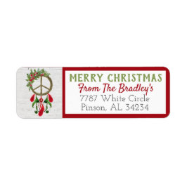 Etiqueta Peace On Earth Dream Catcher Return Labs