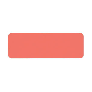 Etiqueta Peach Echo Peachy Naranja color fondo Salmón