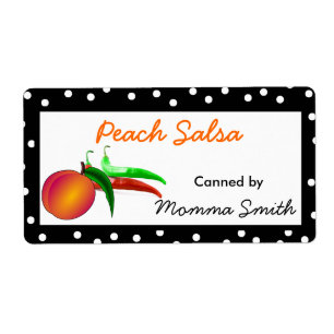 Etiqueta Peaches y Personalizados de Chilis