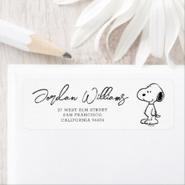 Etiqueta Peanuts Snoopy | BABY SHOWER