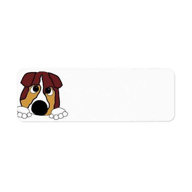 Etiqueta peeke red tri aussie (Frente)