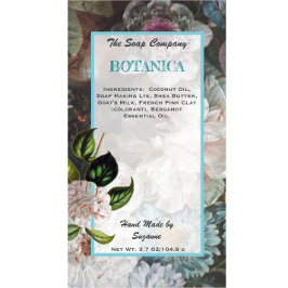 Etiqueta Pegatina/Etiqueta del producto de jabón floral