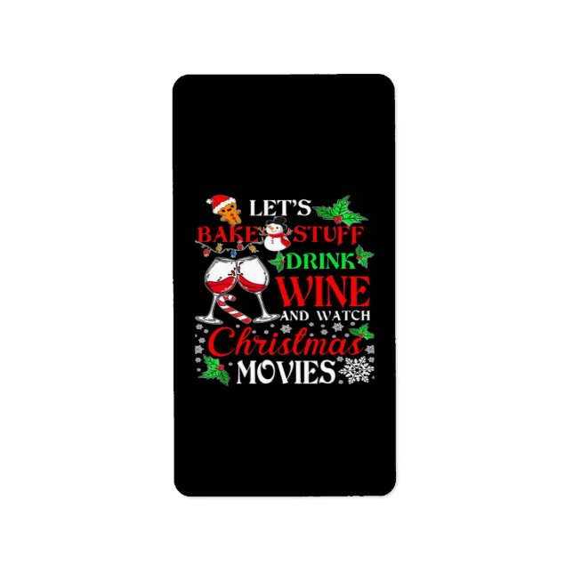 Etiqueta película de navidades (Frente)