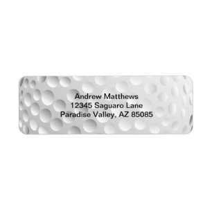 Etiqueta Pelota de golf