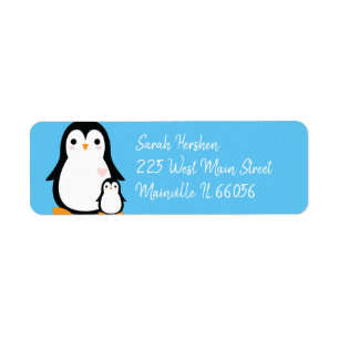 Etiqueta Penguin Baby Shower