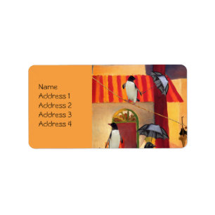 Etiqueta Penguin Cafe