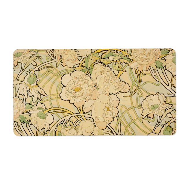 Etiqueta Peonies c1897 (Frente)