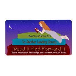 Etiqueta Pequeña biblioteca de préstamos