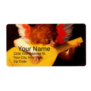 Etiqueta PEQUEÑO ANGEL JUGANDO música LUTE HACIENDO Cherub