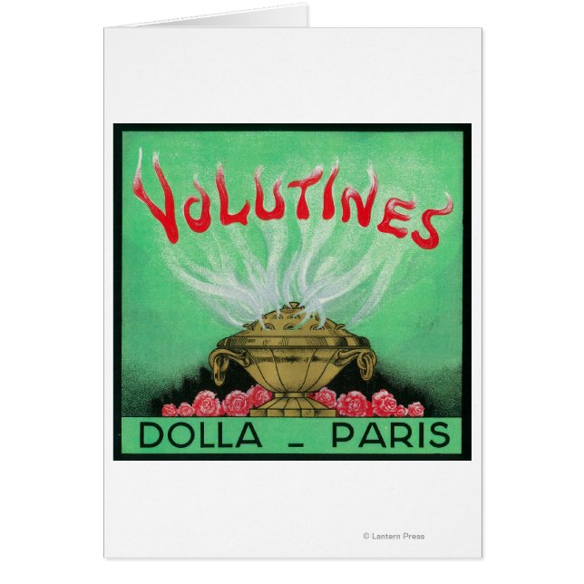 Etiqueta Perfume de VoltinesParís, Francia (Frente)