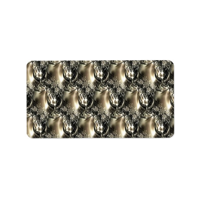 Etiqueta Perlas doradas (Frente)