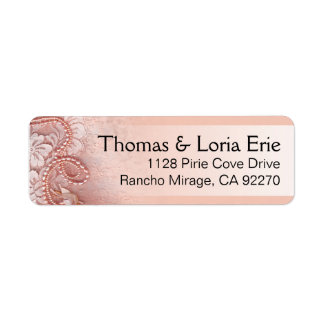 Etiqueta Perlas y encaje | rosa peón