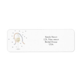 Etiqueta Perlas y Prosecco - ducha de novia