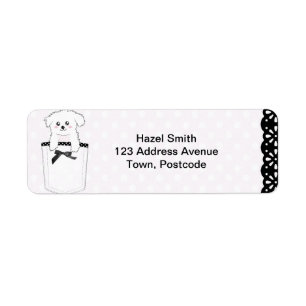 Etiqueta Perro cachorro de bolsillos