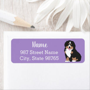 Etiqueta Perro de montaña personalizable Bernese
