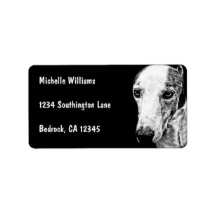 Etiqueta Perro de Whippet