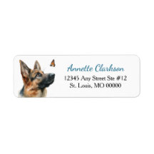 Perro Pastor Alemán Mariposa Maravilla