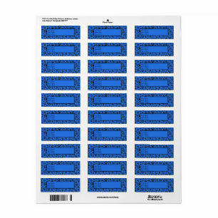 Etiqueta Perro Paws Black & White Polka Dot (Punto de polka