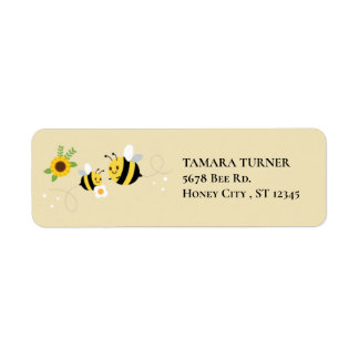Etiqueta Personajes personalizados Baby Shower mami to bee