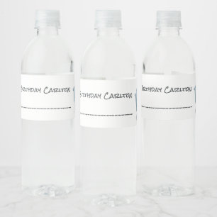 Etiqueta personal de botella de agua para niños Fi