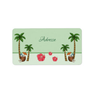 Etiqueta Personalisiert de Hawaii