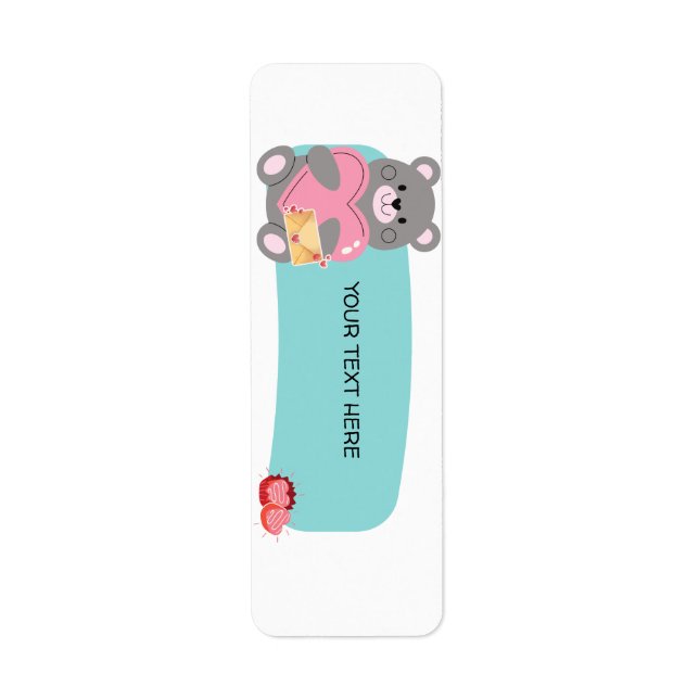 ETIQUETA PERSONALIZABLE DEL OSO (Frente)