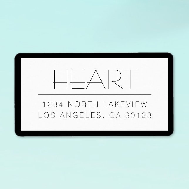 Etiqueta Personalizable elegante Texto con borde (Subido por el creador)