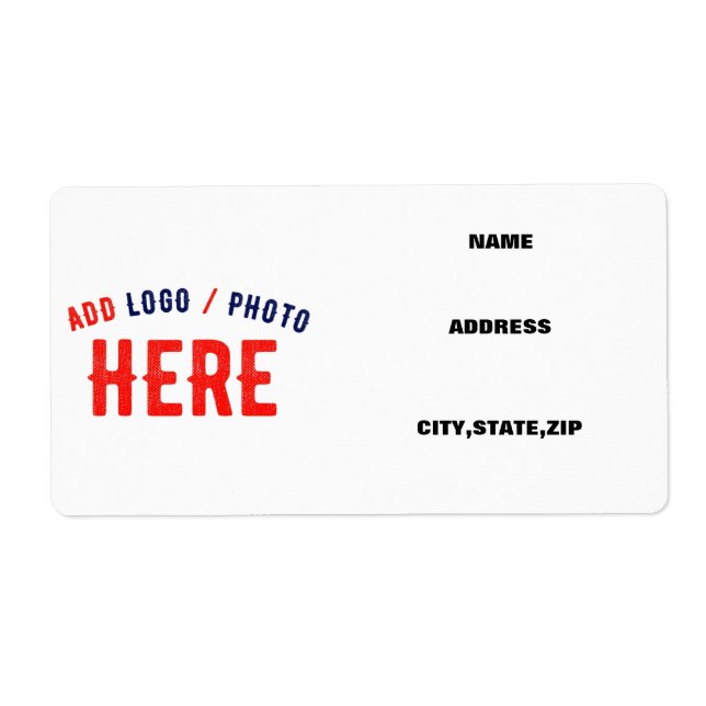 ETIQUETA PERSONALIZABLE MODERNO ESTILO BLANCO VERIFICADO MA (Frente)